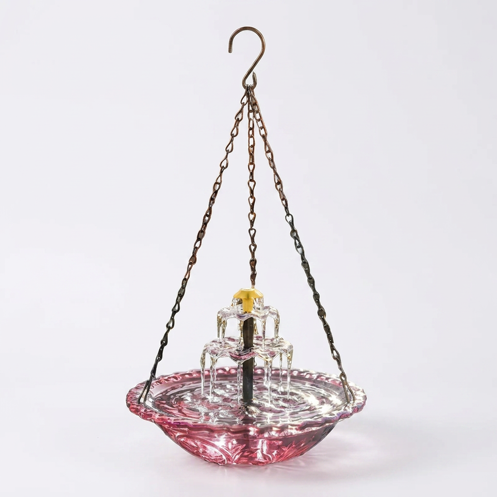 Songbird Solar Fountain Bath