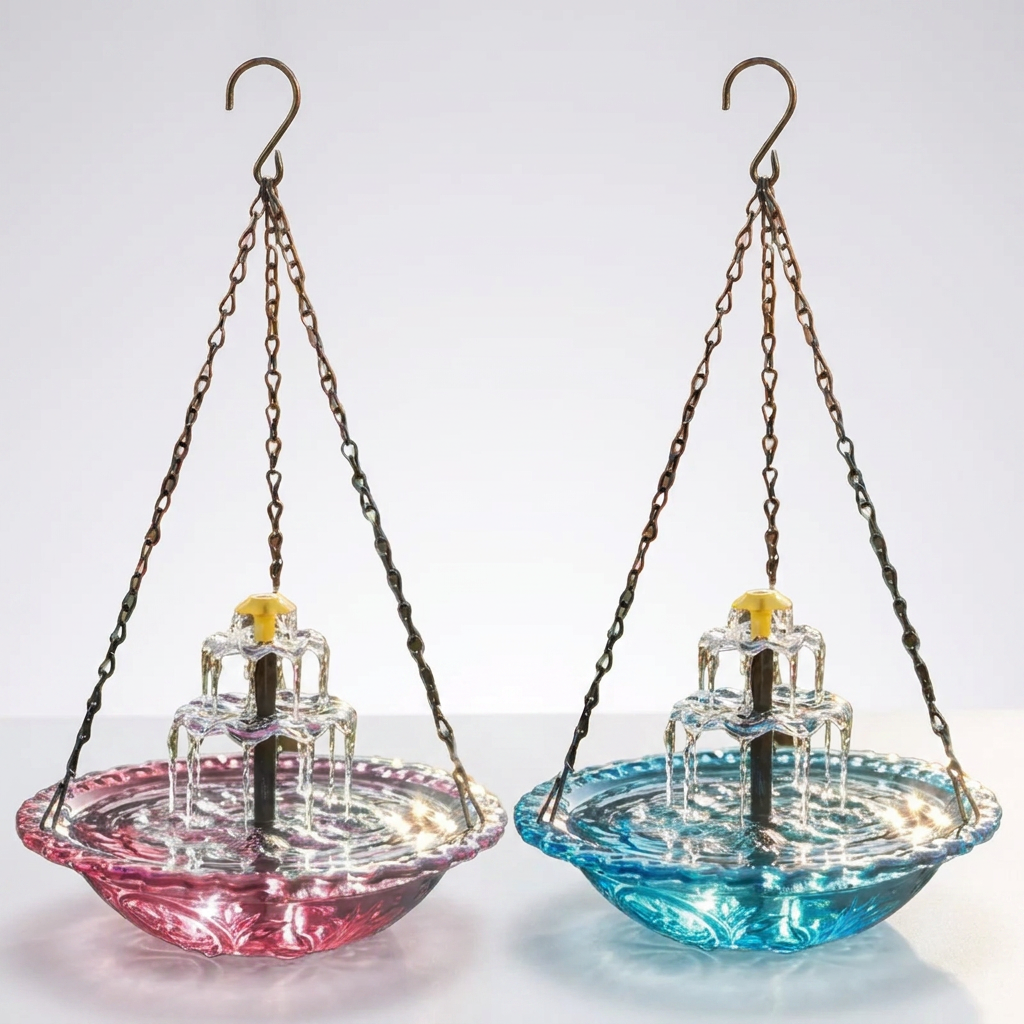 Songbird Solar Fountain Bath