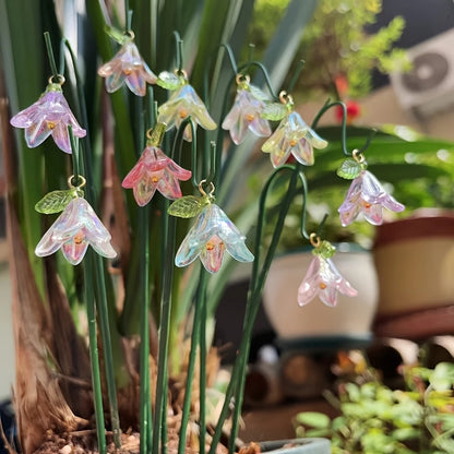 10pcs Lily Bloom Garden Stakes