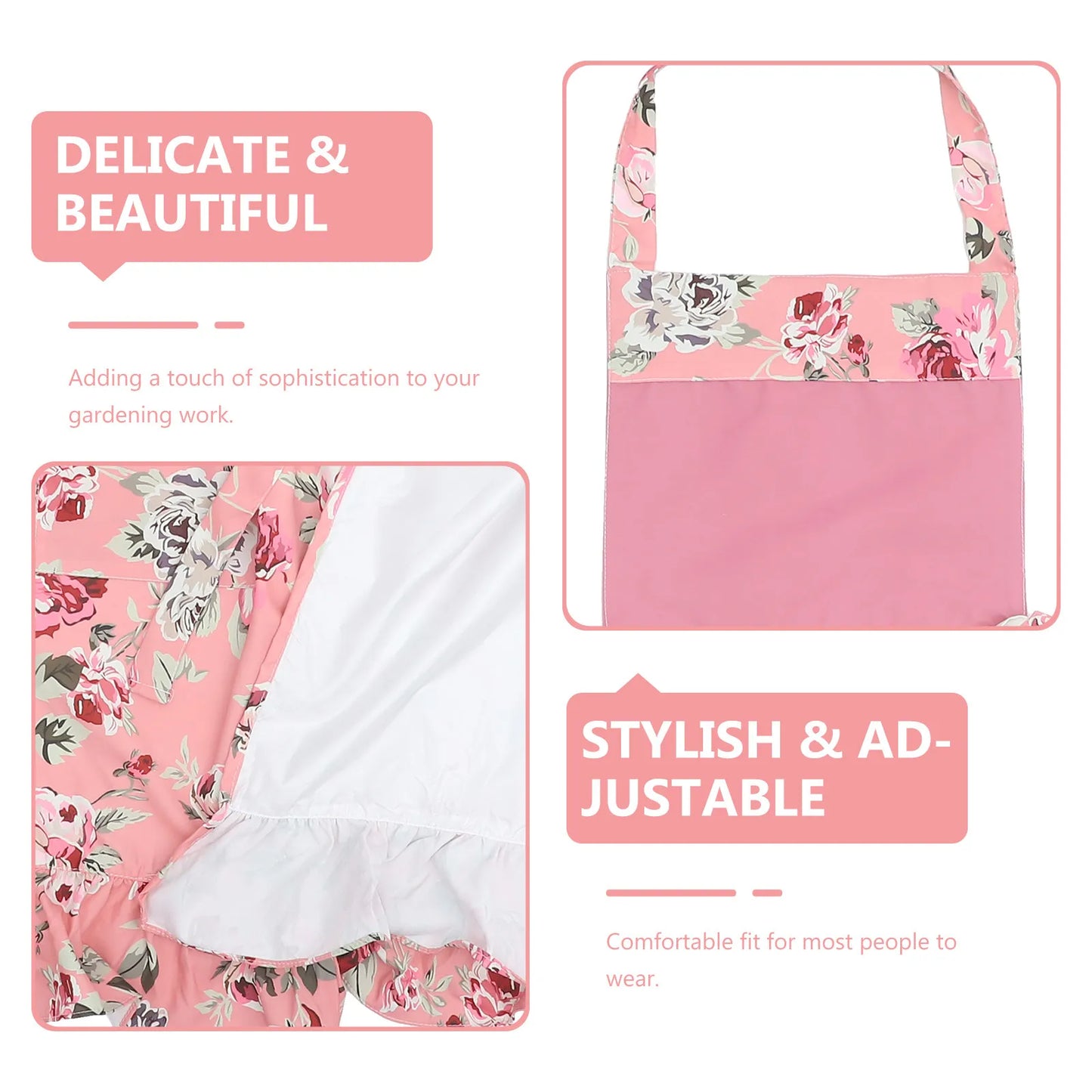 Pink Blossom Garden Apron