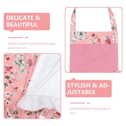 Pink Blossom Garden Apron