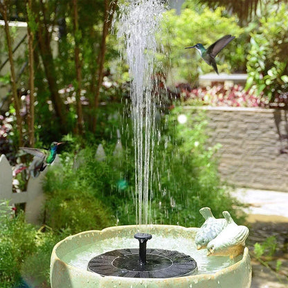 Solar-Powered Bird Bath Fountain