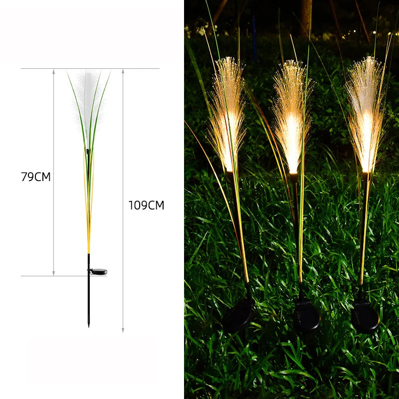 Moonlit Reed Solar Garden Lights