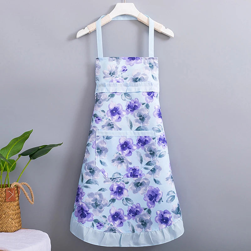 Rose Garden Canvas Apron