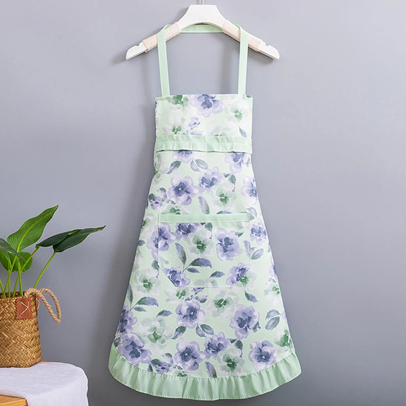 Rose Garden Canvas Apron
