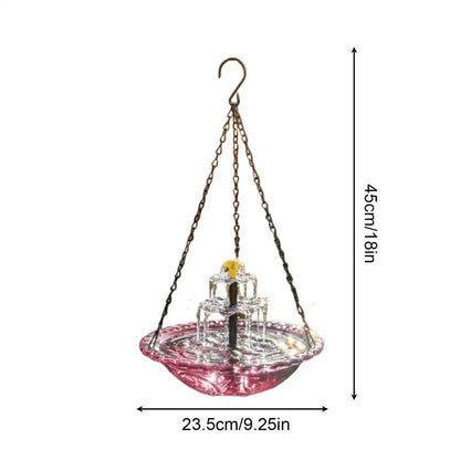 Songbird Solar Fountain Bath