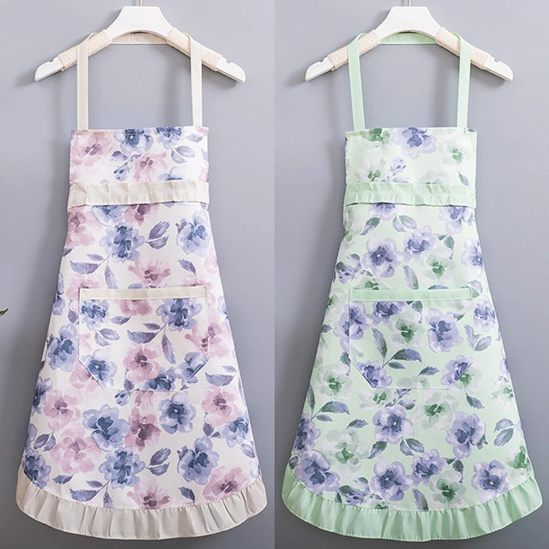 Rose Garden Canvas Apron
