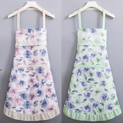 Rose Garden Canvas Apron