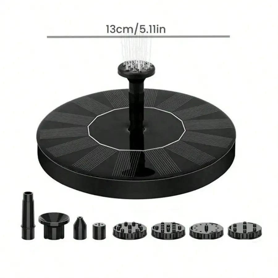 Solar-Powered Bird Bath Fountain