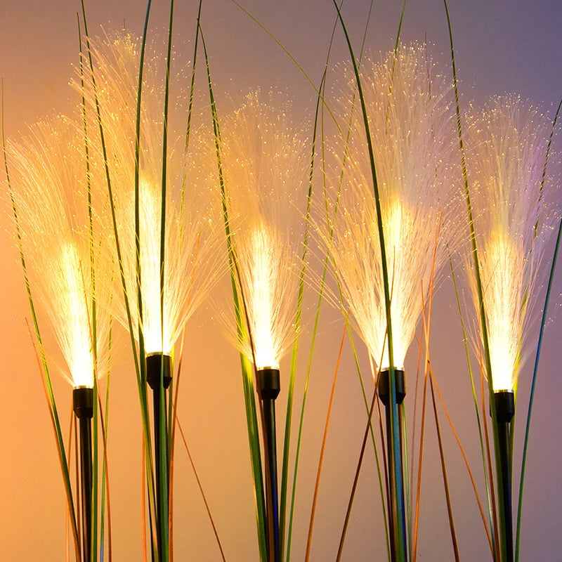 Moonlit Reed Solar Garden Lights