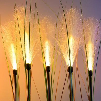 Moonlit Reed Solar Garden Lights