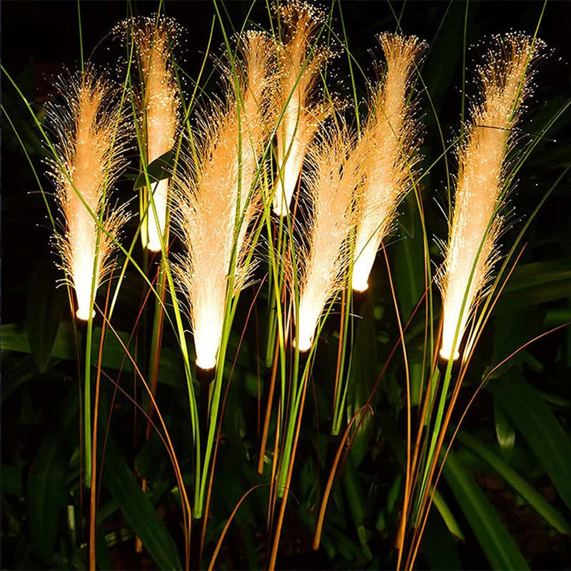 Moonlit Reed Solar Garden Lights