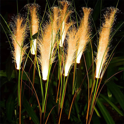 Moonlit Reed Solar Garden Lights