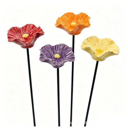 Flower Bird Bath Stand
