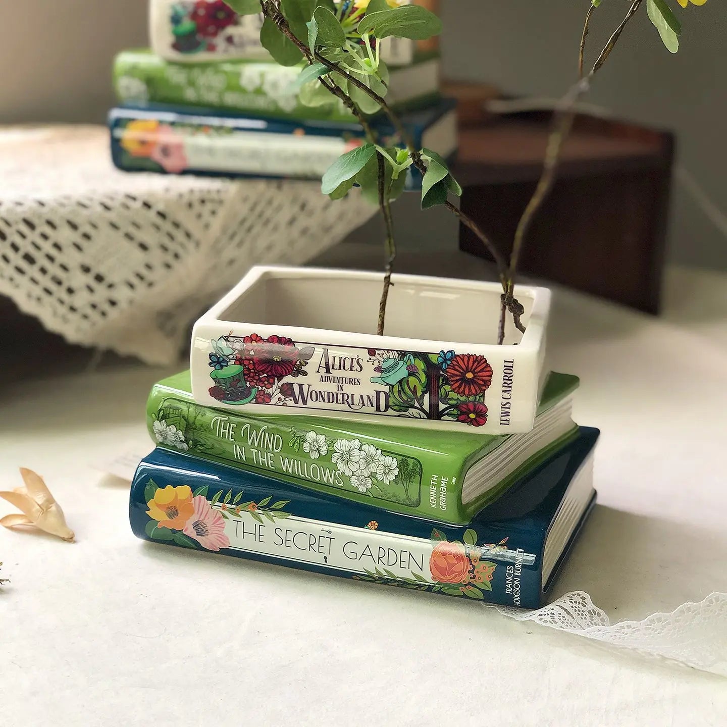 Secret Garden Book Planter