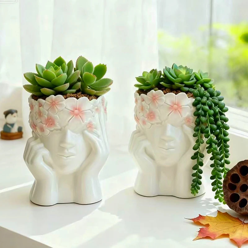 Venus Bust Flower Pot