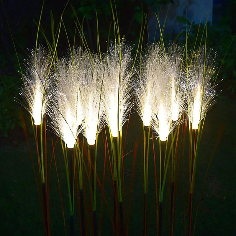 Moonlit Reed Solar Garden Lights