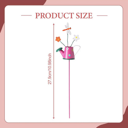 3x Flowerpot Garden Stakes