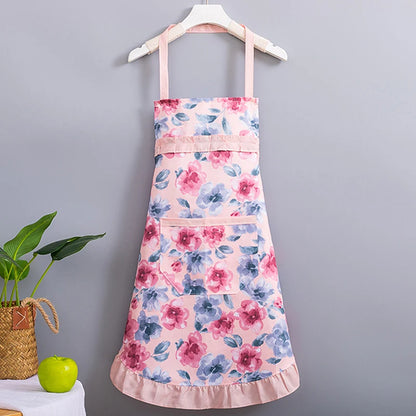 Rose Garden Canvas Apron