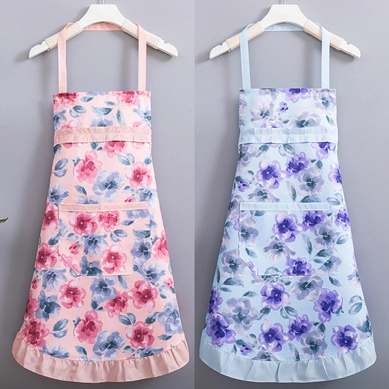 Rose Garden Canvas Apron