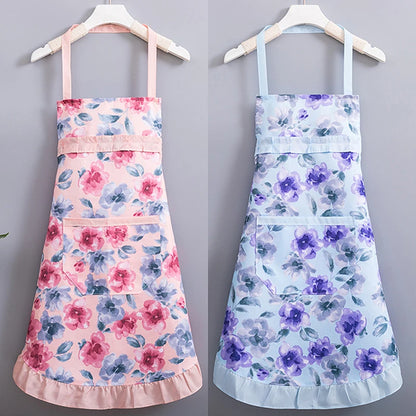 Rose Garden Canvas Apron