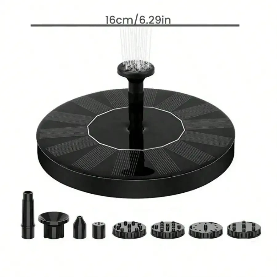 Solar-Powered Bird Bath Fountain